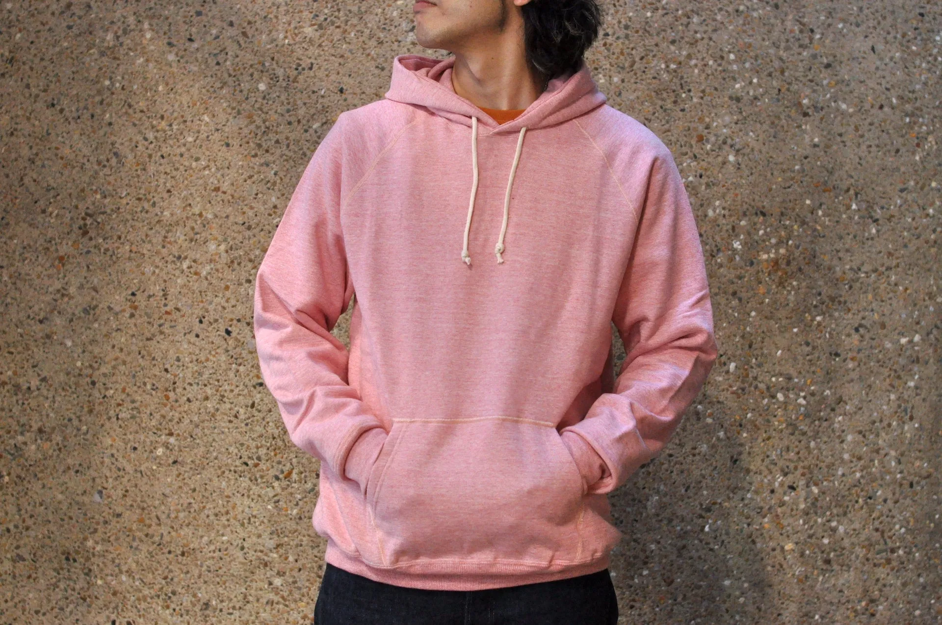 Denime X Warehouse Co. Lot.270 10oz Loopwheeled Pullover (Heather Red)