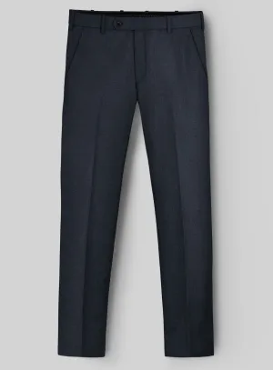 Hardy Minnis Blue Birdseye Wool Pants