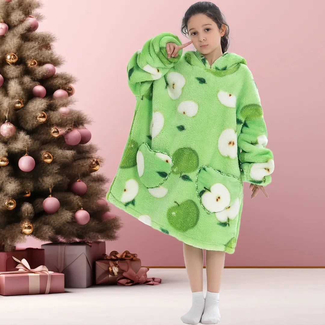 Kids Blanket Hoodie (1-12 Years Old)