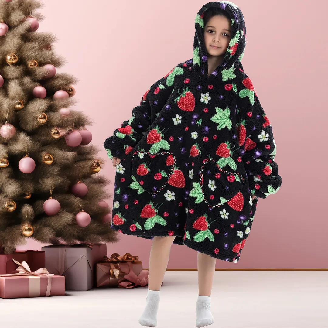 Kids Blanket Hoodie (1-12 Years Old)