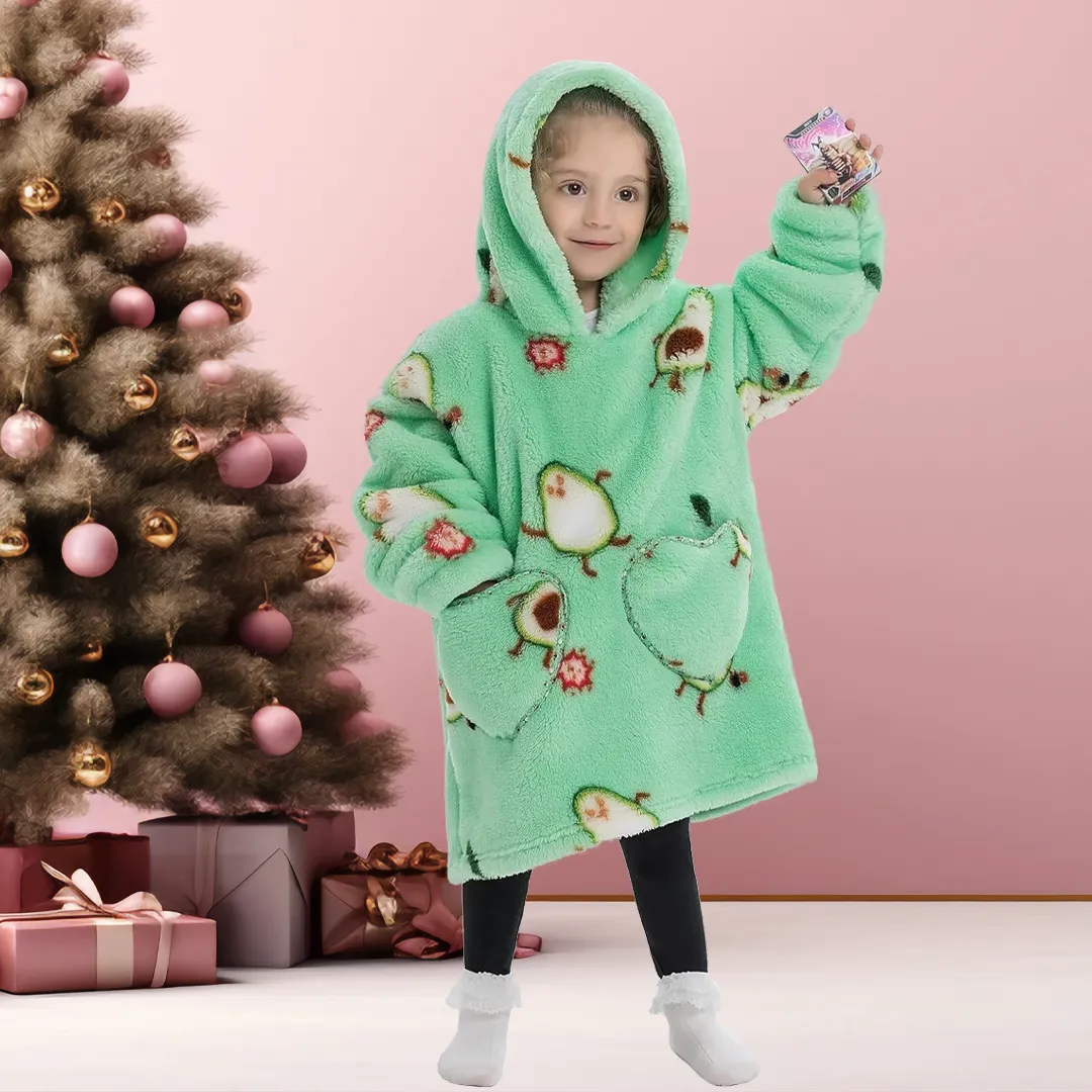 Kids Blanket Hoodie (1-12 Years Old)