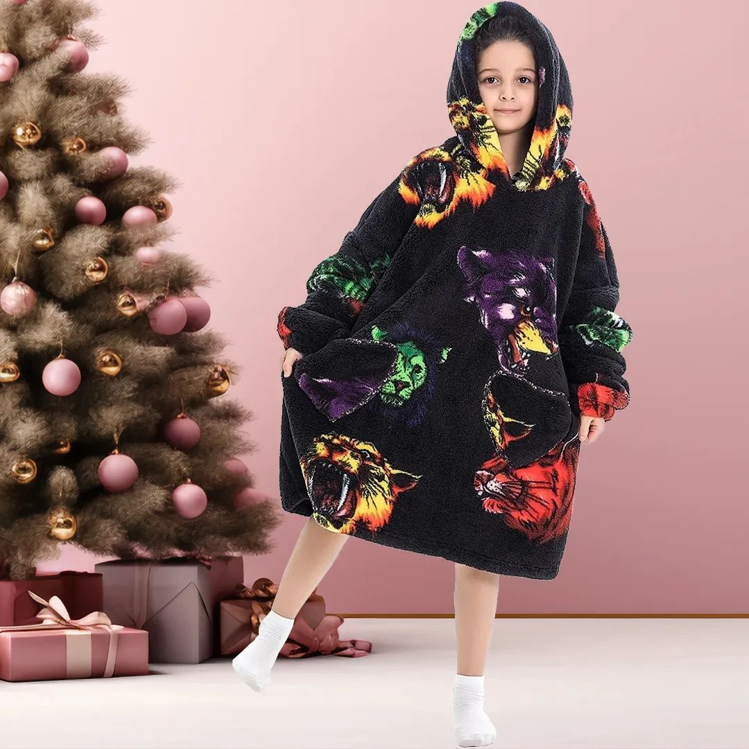 Kids Blanket Hoodie (1-12 Years Old)