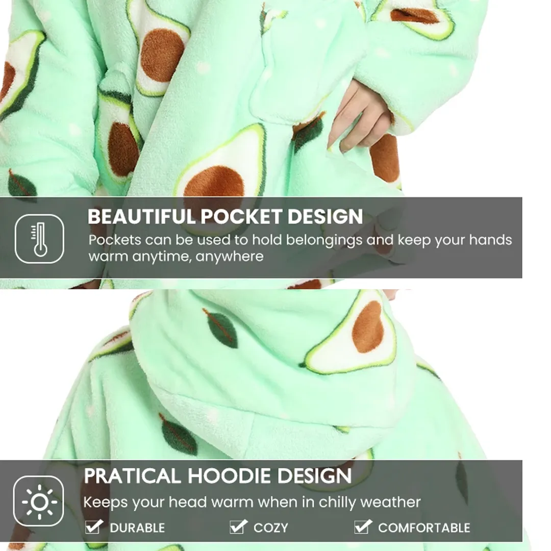 Kids Blanket Hoodie (1-12 Years Old)
