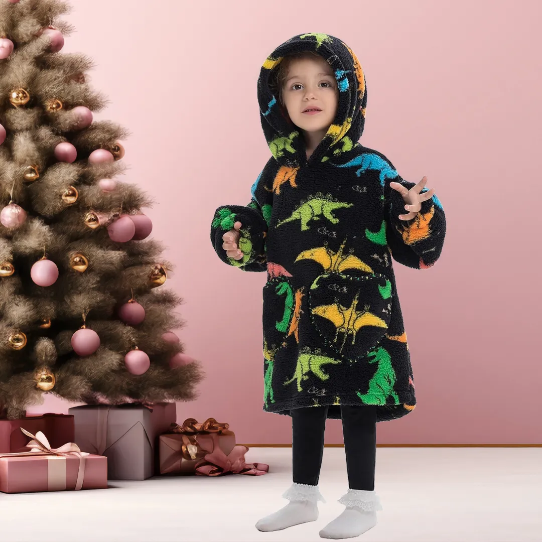 Kids Blanket Hoodie (1-12 Years Old)