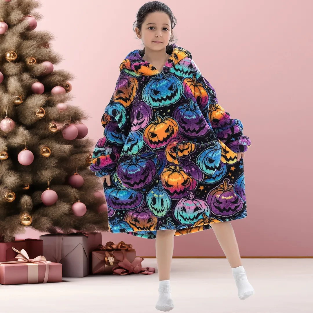 Kids Blanket Hoodie (1-12 Years Old)