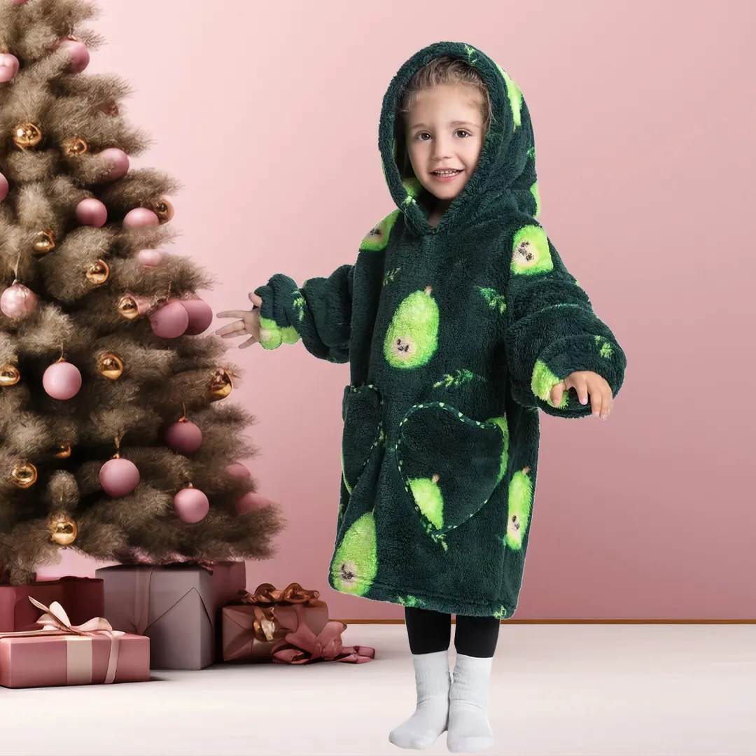 Kids Blanket Hoodie (1-12 Years Old)