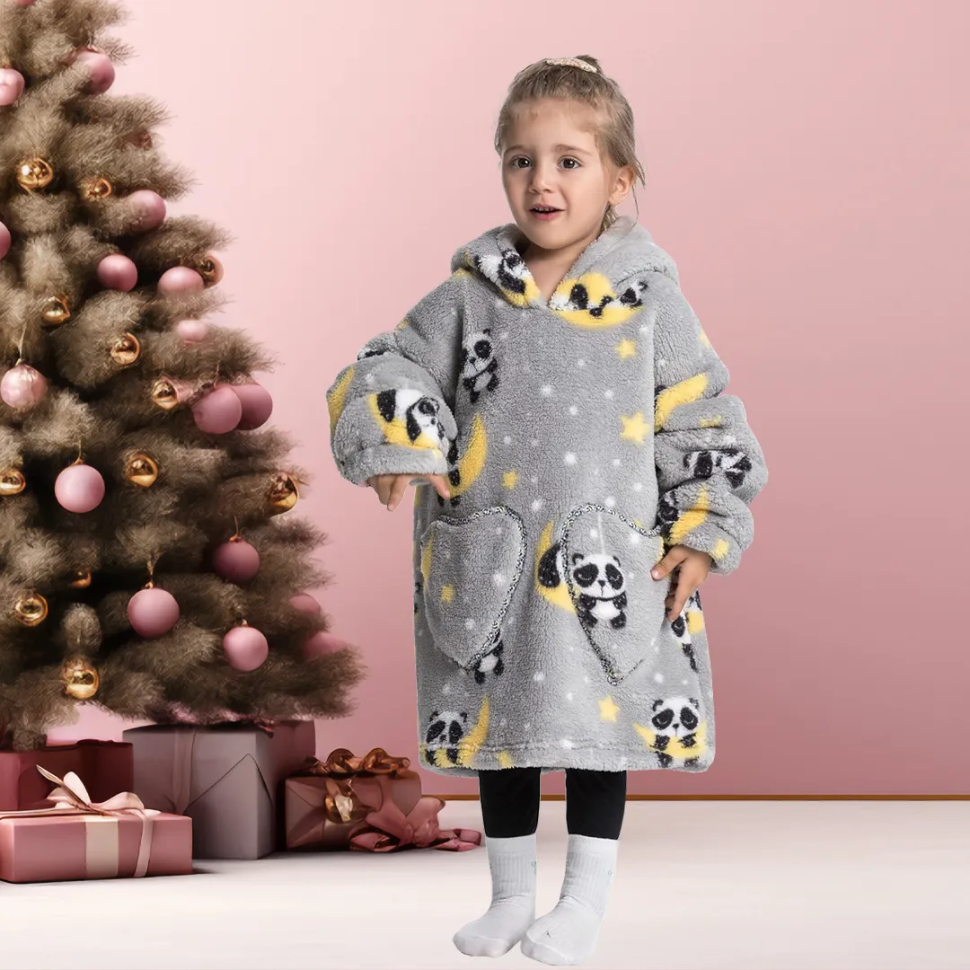 Kids Blanket Hoodie (1-12 Years Old)