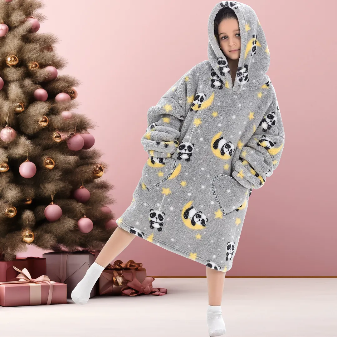Kids Blanket Hoodie (1-12 Years Old)