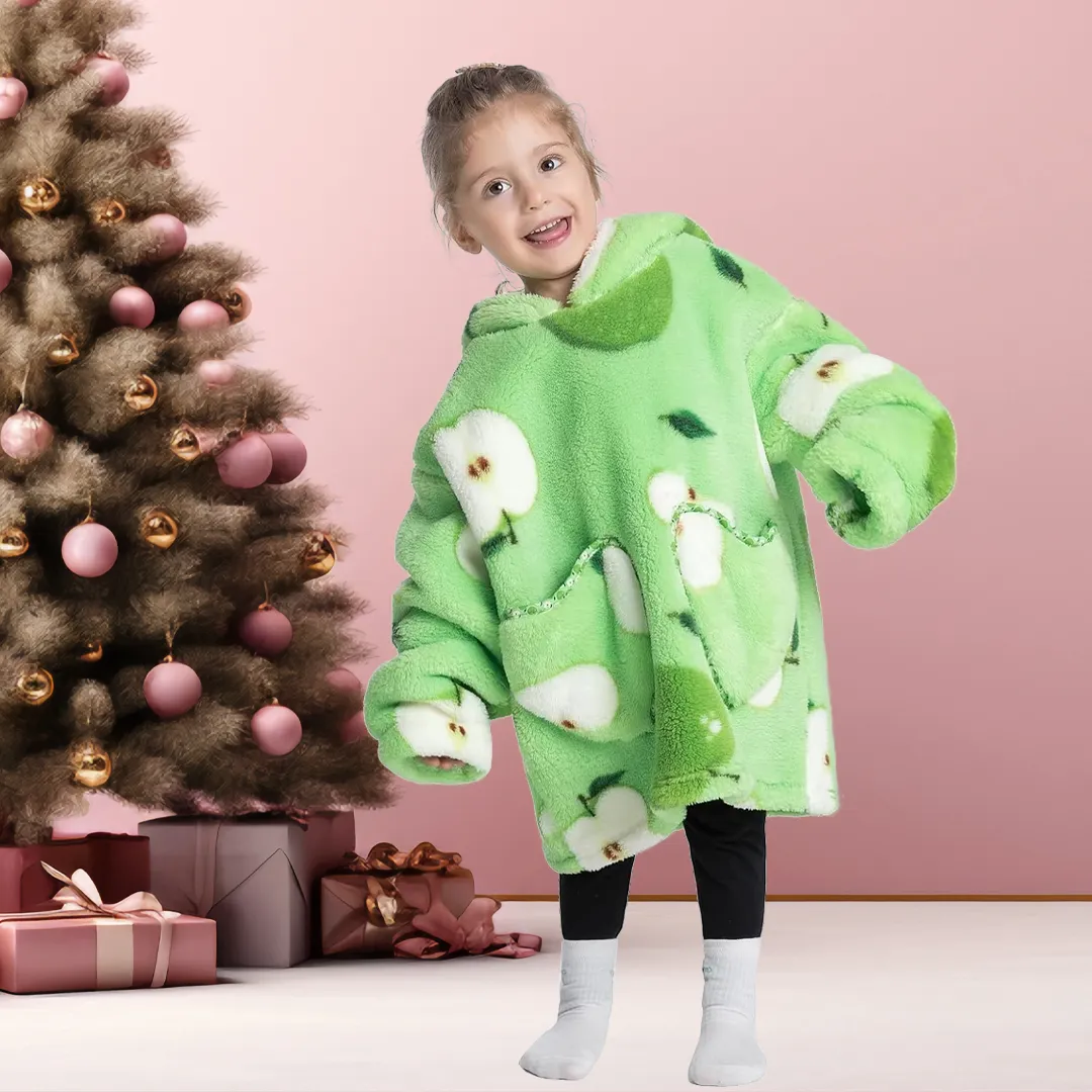 Kids Blanket Hoodie (1-12 Years Old)