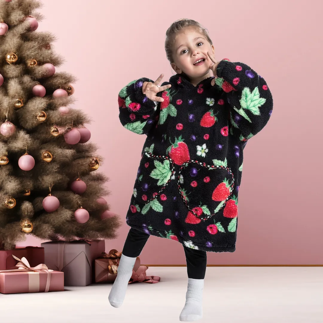 Kids Blanket Hoodie (1-12 Years Old)