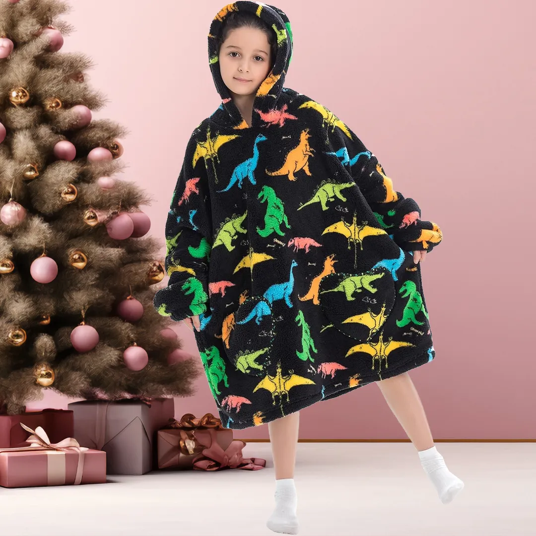 Kids Blanket Hoodie (1-12 Years Old)