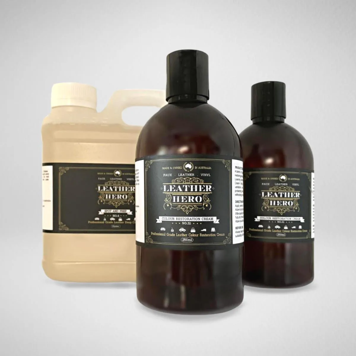 Leather Colour Cream Kit - Redwood