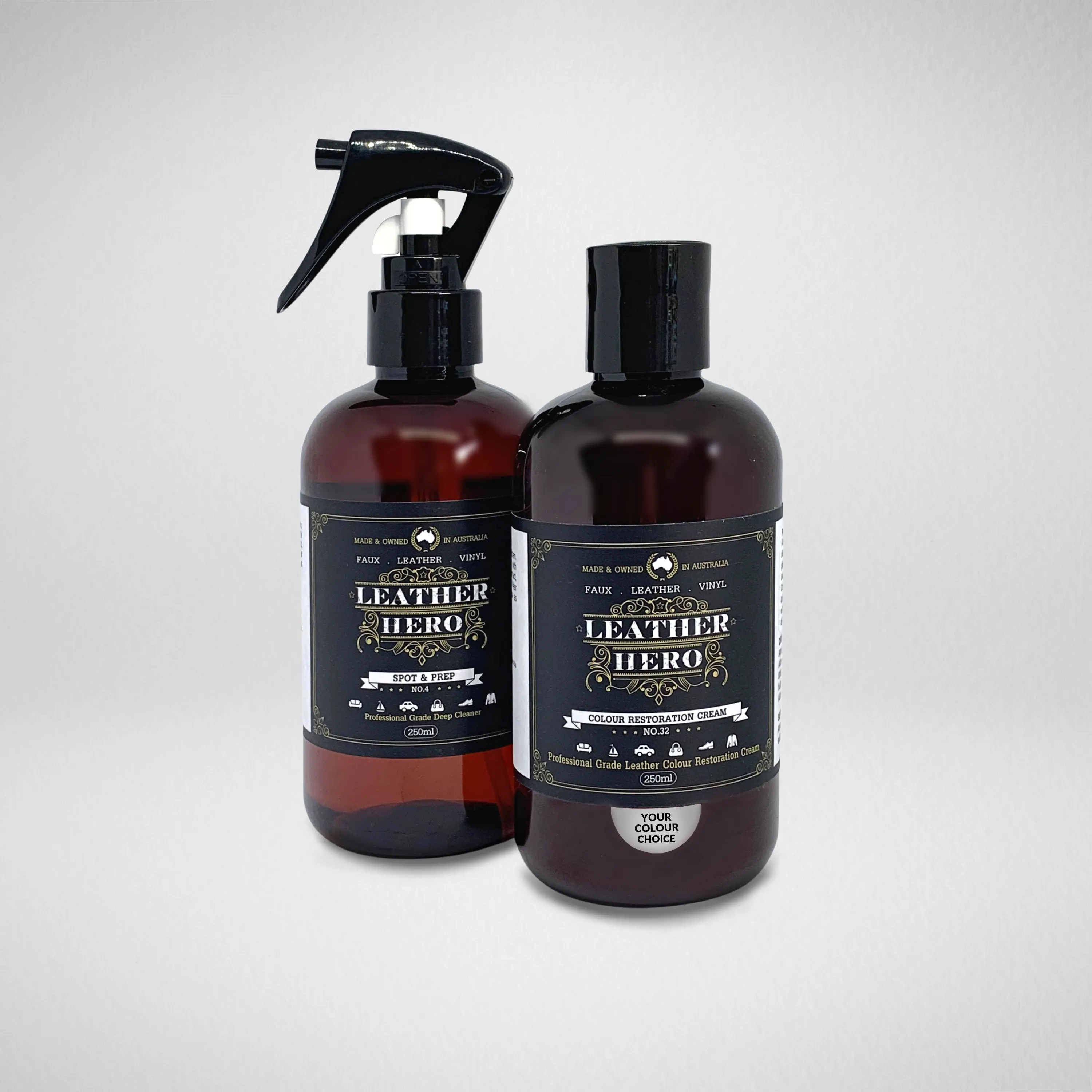 Leather Colour Cream Kit - Redwood