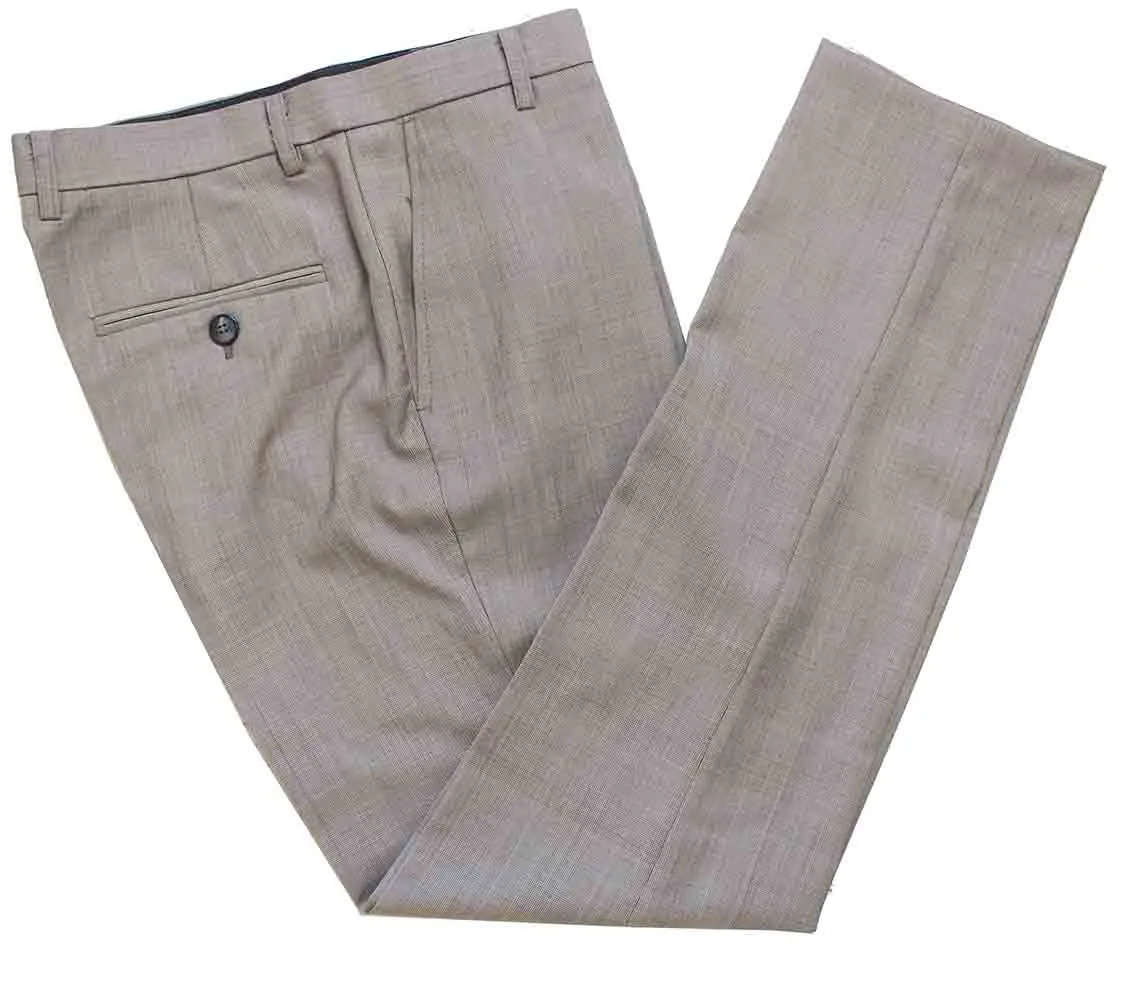 LIGHT BROWN PRINCE OF WALES CHECK SUIT