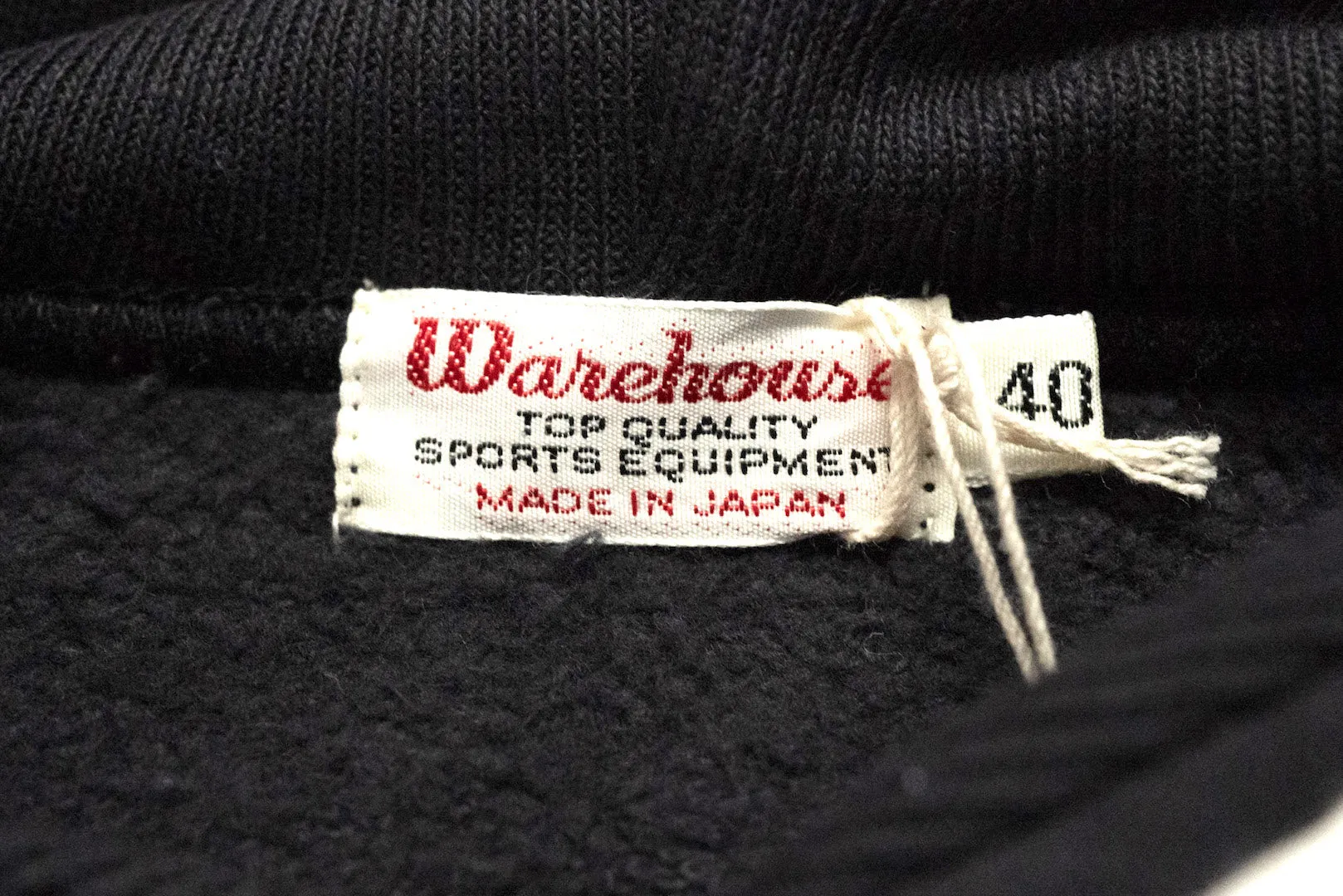 Warehouse Lot.450 10oz Loopwheeled Pull Over (Black)