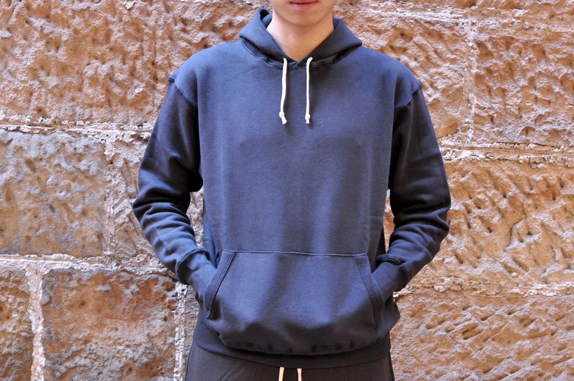 Warehouse Lot.450 10oz Loopwheeled Pull Over (Black)